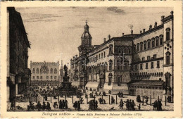 ** T2 Bologna, Piazza Della Fontana E Palazzo Pubblico (1775), Bologna Antica / Square, Monument. Ed. G. Mengoli 5-a - Non Classificati