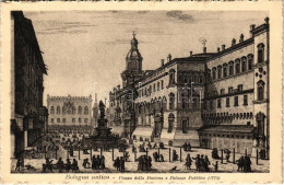 ** T2 Bologna, Piazza Della Fontana E Palazzo Pubblico (1775), Bologna Antica / Square, Monument. Ed. G. Mengoli 5-a - Sin Clasificación