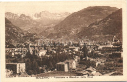 ** T2/T3 Bolzano, Bozen (Tirol); Panorama E Giardino Delle Rose / General View And The Rose Garden (EK) - Unclassified