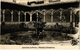 * T2 Certosa Di Pavia, Piccolo Chiostro / Small Cloister, Fountain. Ed. E. Songia - Sin Clasificación