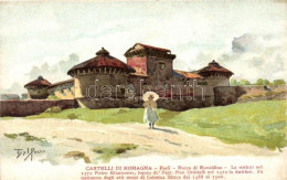 ** T2 Forli, Castelli Di Romagna / Castle, Angelo Albonetti Litho S: Pozzo - Zonder Classificatie