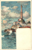 ** T2/T3 Genova, Genoa; Lanterna Di Genoa / Lighthouse, Litho, S: Manuel Wielandt (EK) - Non Classés