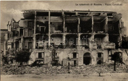 ** T2/T3 1908 Messina, La Catastrofe, Piazza Cavallotti / Square After The Earthquake (EK) - Zonder Classificatie