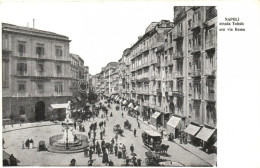 ** T2/T3 Naples, Napoli; Strada Toledo Ora Via Roma / Toledo Street Renamed Rome Street, Omnibus (EK) - Zonder Classificatie