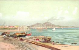 ** T2 Naples, Napoli; Da Mergellina, Litho S: Brancaccio - Zonder Classificatie