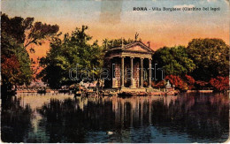 * T2/T3 Roma, Rome; Villa Borghese (Giardino Del Lago) / Villa, Park, Garden, Lake (EK) - Ohne Zuordnung