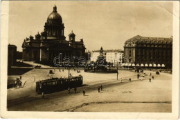 T3 1936 Saint Petersburg, Sankt-Peterburg, St. Petersbourg, Leningrad; Vorovskogo Square, Tram, Monument, Statue, Automo - Zonder Classificatie