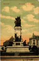 * T3 Bucharest, Bukarest, Bucuresti, Bucuresci; Monumentul Jon C. Bratianu / Monument, Statue (crease) - Ohne Zuordnung