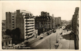 ** T2 Bucharest, Bukarest, Bucuresti, Bucuresci; Bulevard J. C. Bratianu / Street, Tram, Autobus - Non Classificati