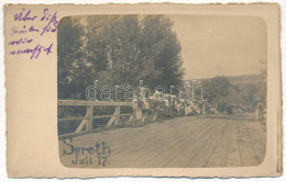 * T2/T3 Siret, Sereth, Szeretvásár (Bukovina, Bukowina); Híd / Bridge. Photo (EK) - Zonder Classificatie