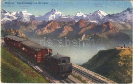 T3 1930 Rigibahn, Rigi-Scheidegg Und Die Alpen / Rack Railway, Train (EB) - Unclassified