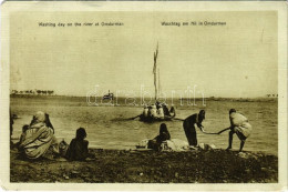 T4 Omdurman, Waschtag Am Nil / Washing Day On The River, Sudanese Folklore. Lorenz Fränzl No. 1460. (EM) - Sin Clasificación