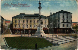 ** T3 Lviv, Lwów, Lemberg; Pomnik Mickiewicza / Mickiewicz-Monument / Statue, Shop Of Kazimierz Lewicki (fa) - Sin Clasificación