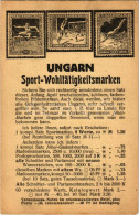 T2/T3 Ungarn Sport-Wohltätigkeitsmarken. Amtlicher Postsonderflug!!! Ostern 1925 / Magyar Sport Jótékonysági Bélyegek ár - Unclassified