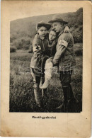 * T2/T3 Mentő-gyakorlat. Cserkészek Elsősegélynyújtás Gyakorlaton. Magyar Rotophot 675. / Hungarian Boy Scouts Practicin - Non Classés