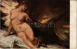 * T2/T3 1917 Emese és A Sas / Erotic Nude Lady Art Postcard. Rotophot Nr. 843. S: Benczúr - Unclassified