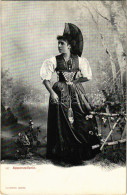 ** T2/T3 Appenzellerin / Swiss Folklore, Woman From Appenzell, Folk Costume. Illustrato Luzern 167. - Sin Clasificación