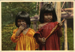 * T2/T3 Fra Gli Indii Del Brasile. Missioni Dei Cappuccini / Brazilian Folklore, Indigenous Children (EK) - Sin Clasificación