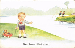 ** T2/T3 Nem Iszom Többé! / Children Art Postcard, Humour. W.S.S.B. 8462 - Sin Clasificación