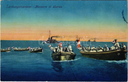 ** T2 K.u.K. Kriegsmarine Landungsmanöver / Manovre Di Sbarco / Austro-Hungarian Navy Training, Landing Mariners. C. Fan - Ohne Zuordnung