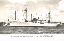 ** T2 Koninklijke Hollanndsche Lloyd MS "GAASTERLAND" / Dutch Freightship MS "Gaasterland", Modern Postcard - Non Classificati