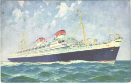 * T2/T3 1934 SS "REX" Italian Ocean Liner Steamship (fl) - Unclassified