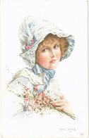 T2/T3 1917 Lady Art Postcard (EK) - Non Classificati