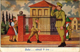 T2/T3 1943 Baka, Elmúlt 9 óra. Második Világháborús Magyar Katonai Lap / WWII Hungarian Military Postcard S: Kluka (EK) - Non Classés