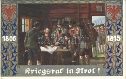 ** T2/T3 1806-1815 Kriegsrat In Tirol. Bund Der Deutschen In Böhmen. Bundeskarte 199. / Austrian Military Art Postcard,  - Sin Clasificación