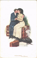 ** T2/T3 Stolen Sweets. Romantic Couple, Lady Art Postcard S: Clarence F. Underwood (EK) - Unclassified