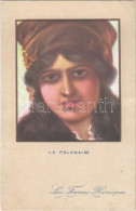 * T2/T3 La Polonaise / French Lady Art Postcard. Les Femmes Heroiques. Visé Paris No. 45. S: Em. Dupuis (EK) - Non Classés