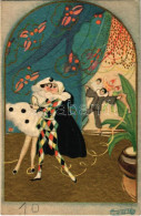 * T2/T3 Masquerade, Clown. Italian Art Postcard. Ballerini & Fratini 363. S: Chiostri (fa) - Zonder Classificatie