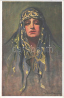 * T2 1920 Tanulmányfej. Magyar Rotophot Társaság No. 70. / Studienkopf / Hungarian Lady Art Postcard S: Kiss Rezső - Non Classés