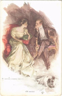 ** T2/T3 The Secret. Romantic Couple, Lady Art Postcard. Reinthal & Newman No. 607. S: Harrison Fisher (EK) - Unclassified