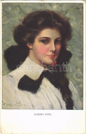 T3 1914 Cherry Ripe. Lady Art Postcard. M. Munk Vienne Nr. 832. S: Clarence F. Underwood (EB) - Unclassified