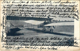 T2/T3 1915 Zsélyi Aladár Magyar Gépészmérnök, Repülőgép-tervező Repülőgépével. Hátoldalon Húsvéti üdvözlet / Hungarian M - Unclassified