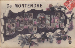 CPA 17 @ MONTENDRE - Un Bonjour De Montendre En 1907 - Femmes - Montendre