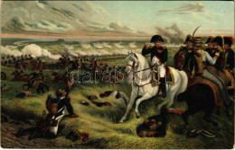 ** T3/T4 Napoleon Bonaparte. The Battle Of Wagram. Stengel Litho S: Bellangé (ázott / Wet Damage) - Unclassified