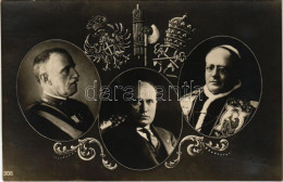 ** T2/T3 1929 February 11 / XI Febbraio MCMXXIX. Patti Lateranensi / Lateráni Egyezmény: XI. Piusz Pápa, Mussolini, III. - Ohne Zuordnung