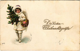 T3/T4 1925 Die Besten Weihnachtsgrüsse / Karácsonyi üdvözlet / Christmas Greeting. Erika Nr. 5844. Litho (fa) - Unclassified