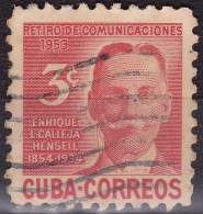 Cuba YT 398 Mi 401 Année 1954 (Used °) Enrique Calleja Hensell - Used Stamps
