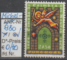 1965 - PORTUGAL - SM "900 Jahrestag - Befreiung D. Stadt Coimbra" 2,50 E Mehrf. - O Gestempelt - S.Scan (port 980o) - Gebraucht