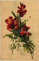 * T3 Flowers. Litho S: C. Klein (EK) - Unclassified