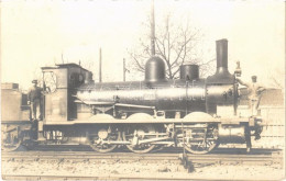 * T2/T3 1913 Locomotive With Railwaymen. Photo - Non Classificati