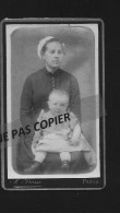 Photo  FEMME Et ENFANT     Photo Artistique   GROSSE   PARIS - Personnes Anonymes