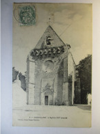 Carte Postale Angoulins (17) L'Eglise ( Petit Format Oblitérée Timbre 5 Centimes ) - Angoulins