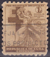 Cuba (Bienfaisance) YT B4 Mi Z4 Année 1941 (Used °) Enfant - Tuberculose - Wohlfahrtsmarken