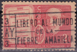 Cuba YT 264 Mi 167A Année 1940 (Used °) Médecin - Nicolas José Gutiérrez Hernángez - Oblitérés