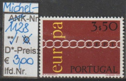 1971 - PORTUGAL - SM "Europa - Kettensymbol" 3,50 E Mehrf. - O Gestempelt - S.Scan (port 1128) - Neufs