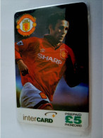 GREAT BRITAIN / 5 POUND  /  INTERCARD/ MACHESTER UNITED  / FOOTBAL/SOCCER /     /    PREPAID CARD/ MINT   **15723** - Verzamelingen